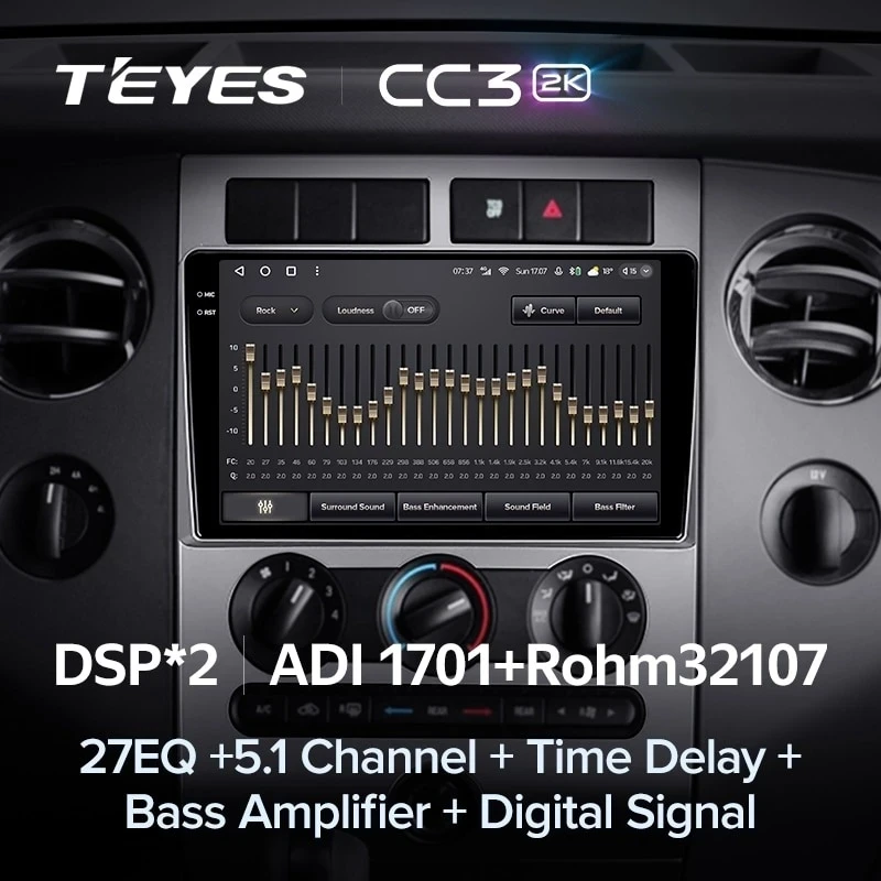 Штатная магнитола Teyes CC3 2K 6/128 Ford Expedition 3 U3242 U3542 U324 U354 (2006-2017)