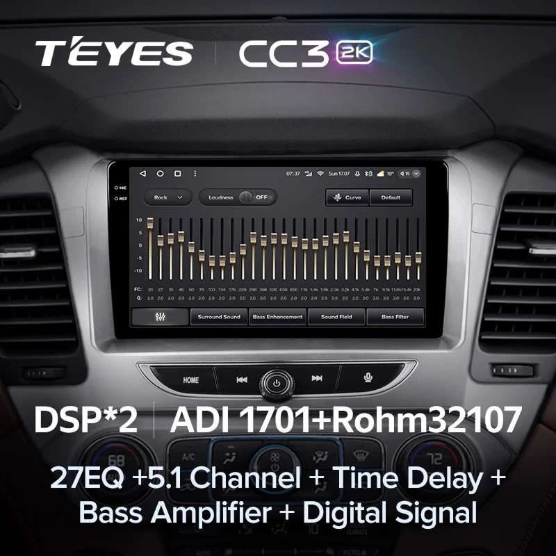 Штатная магнитола Teyes CC3 2K 6/128 Chevrolet Suburban GMT K2YC (2014-2020)