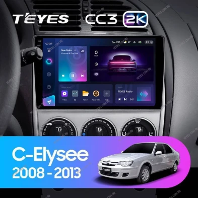 Штатная магнитола Teyes CC3 2K 6/128 Citroen C-Elysee (2008-2013)