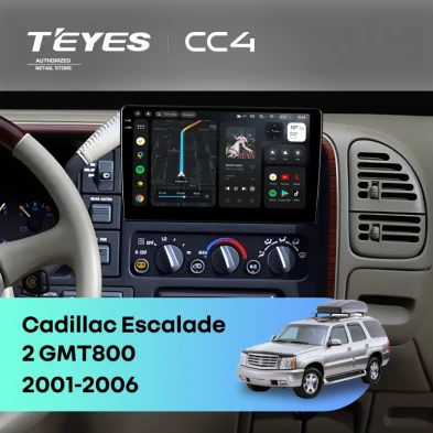 Штатная магнитола Teyes CC4 6/64 Cadillac Escalade 2 GMT800 (2001-2006)