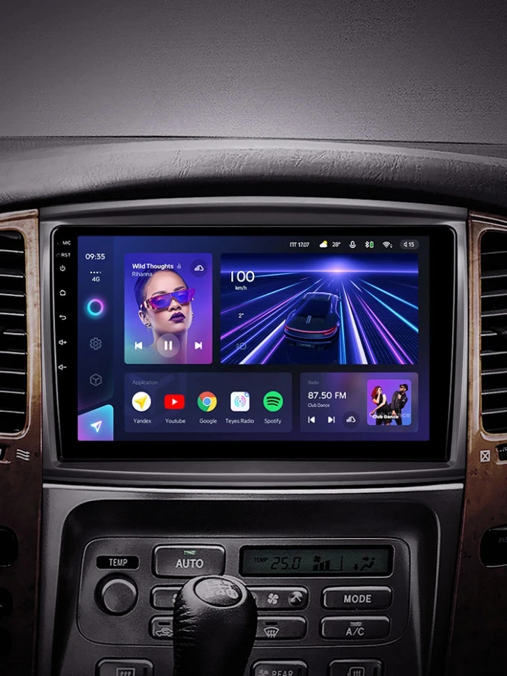 Штатная магнитола Teyes CC3 4/32 Toyota Land Cruiser LC 100 (2002-2007) Тип-B