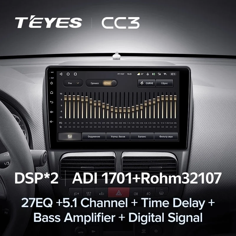 Штатная магнитола Teyes CC3 4/32 Fiat Doblo 2 263 (2009-2015)