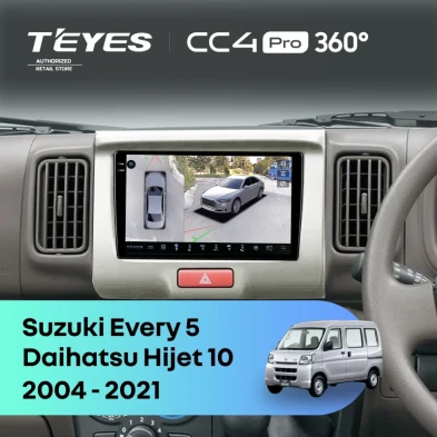 Штатная магнитола Teyes CC4 Pro 360 8/128 Suzuki Every 5 (2005-2015)