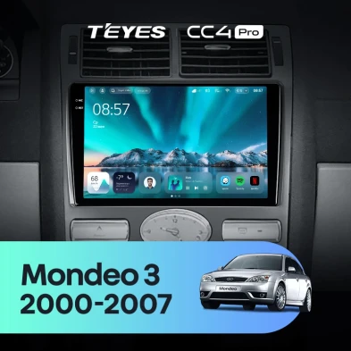 Штатная магнитола Teyes CC4 Pro 8/128 Ford Mondeo 3 (2000-2007) F2
