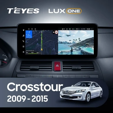 Штатная магнитола Teyes LUX ONE 360 6/128 Honda Crosstour 1 TF (2009-2015)